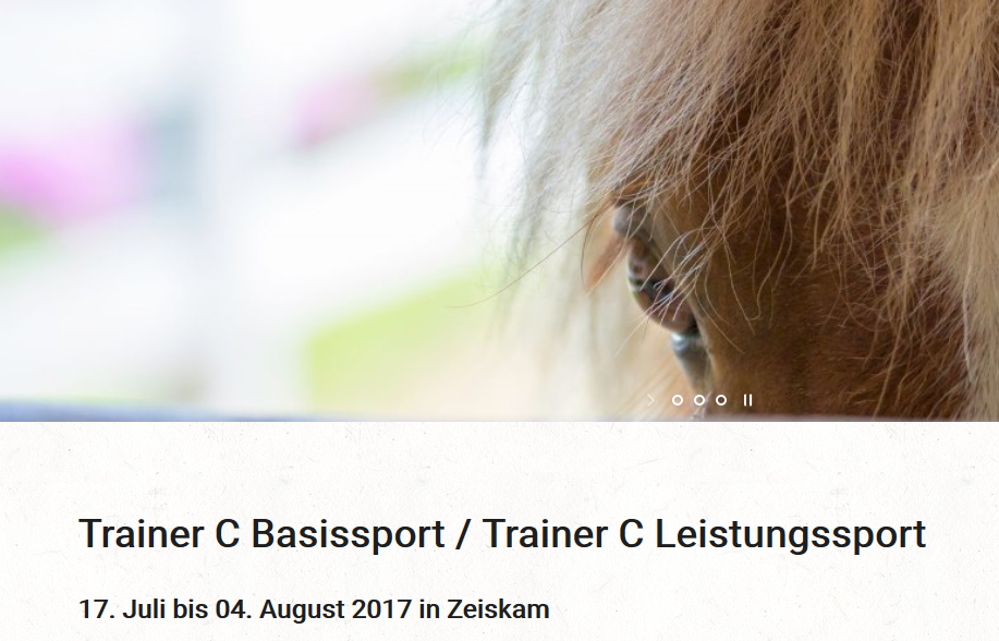 Trainer C Lehrgang in Zeiskam