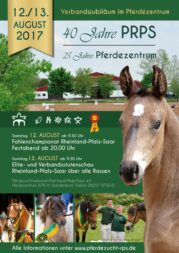 40 Jahre Pferdezuchtverband Rheinland-Pfalz/Saar e.V. - 25 Jahre Pferdezentrum