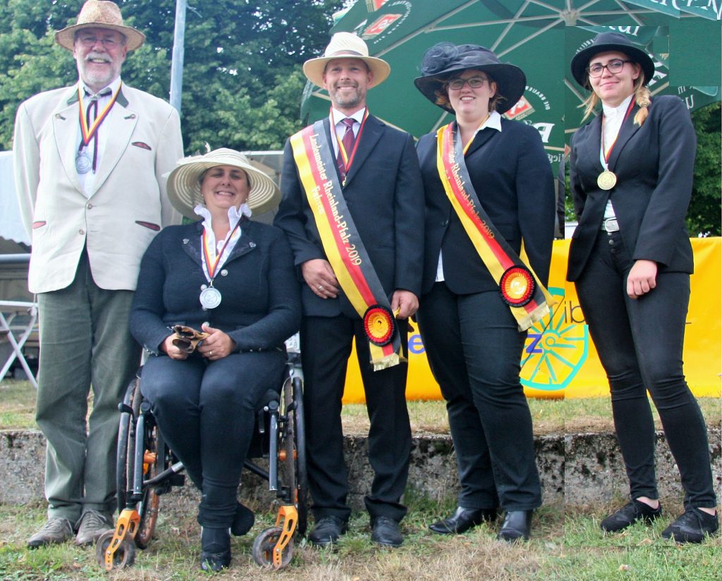 Die neuen Rheinland-Pfalz Meister der Einspänner Pferde und Ponys 2019