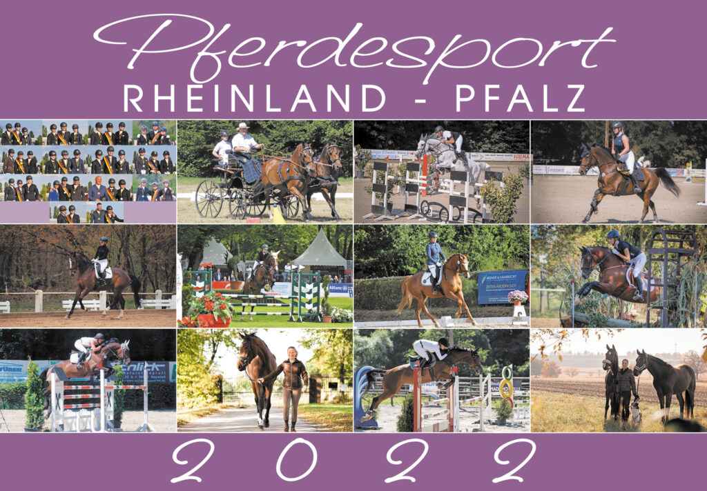 Pferdesportkalender Rheinland-Pfalz-Rheinhessen 2022 für den guten Zweck