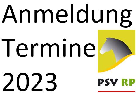 Achtung - Anmeldung der Veranstaltungstermine für 2023