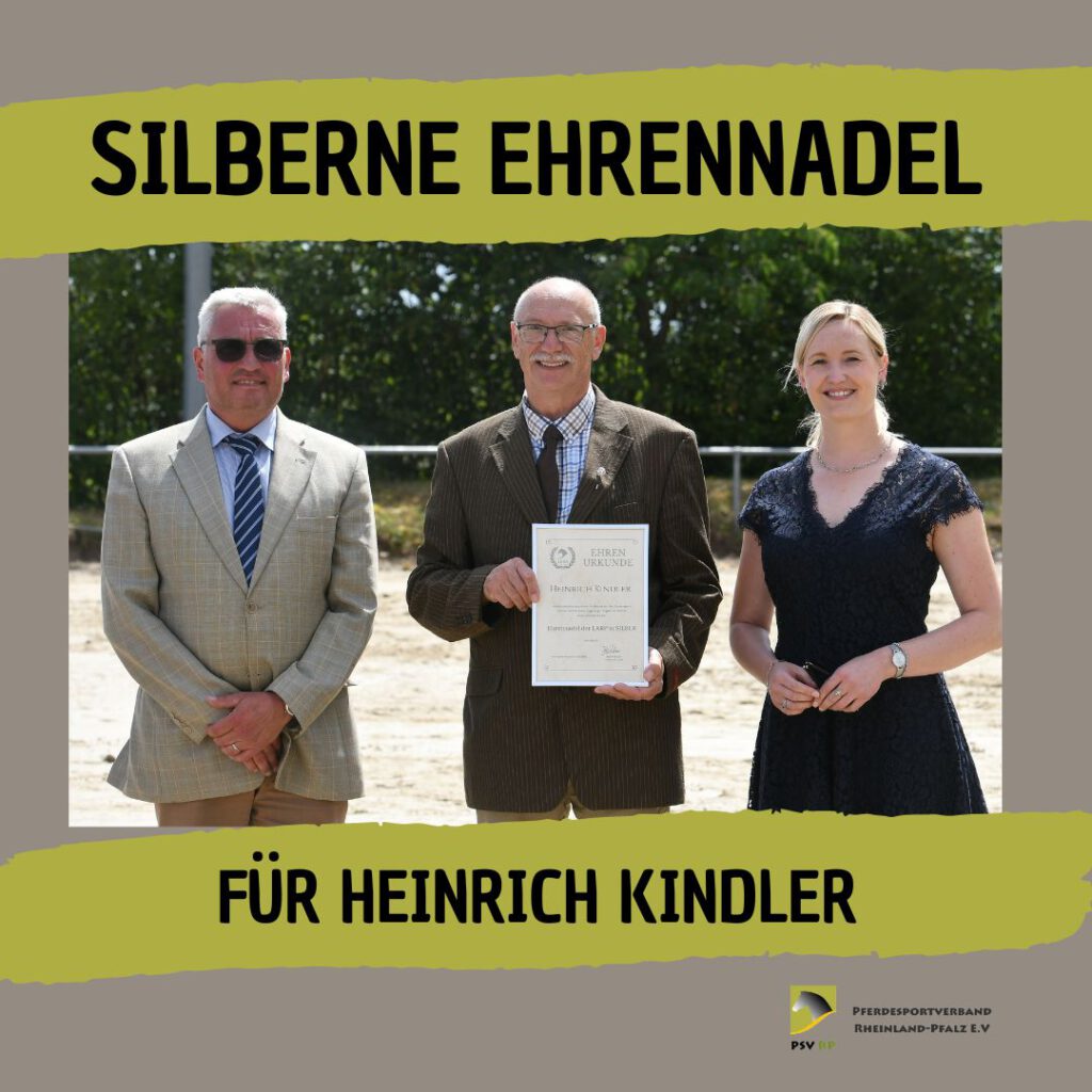 Auszeichnung für Heinrich Kindler