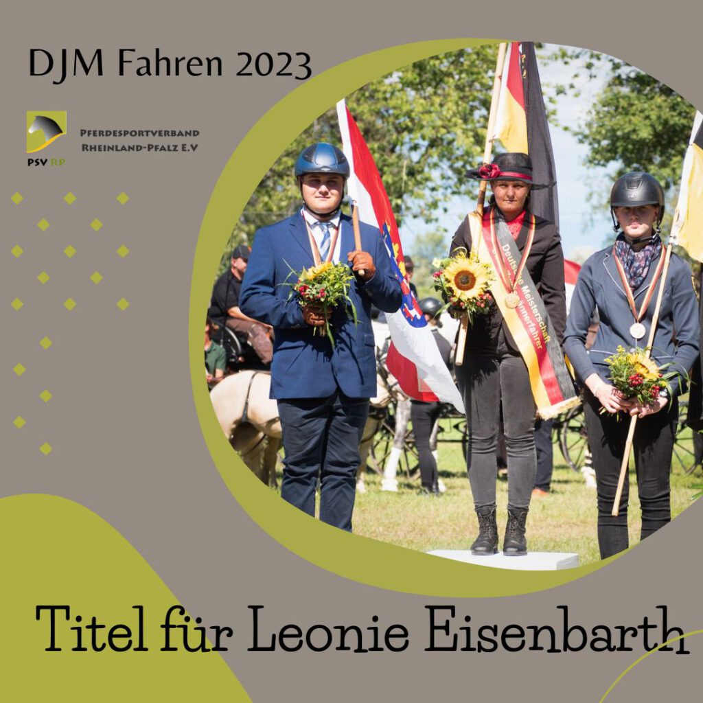 Erster DJM-Titel im Fahren für Rheinland-Pfalz