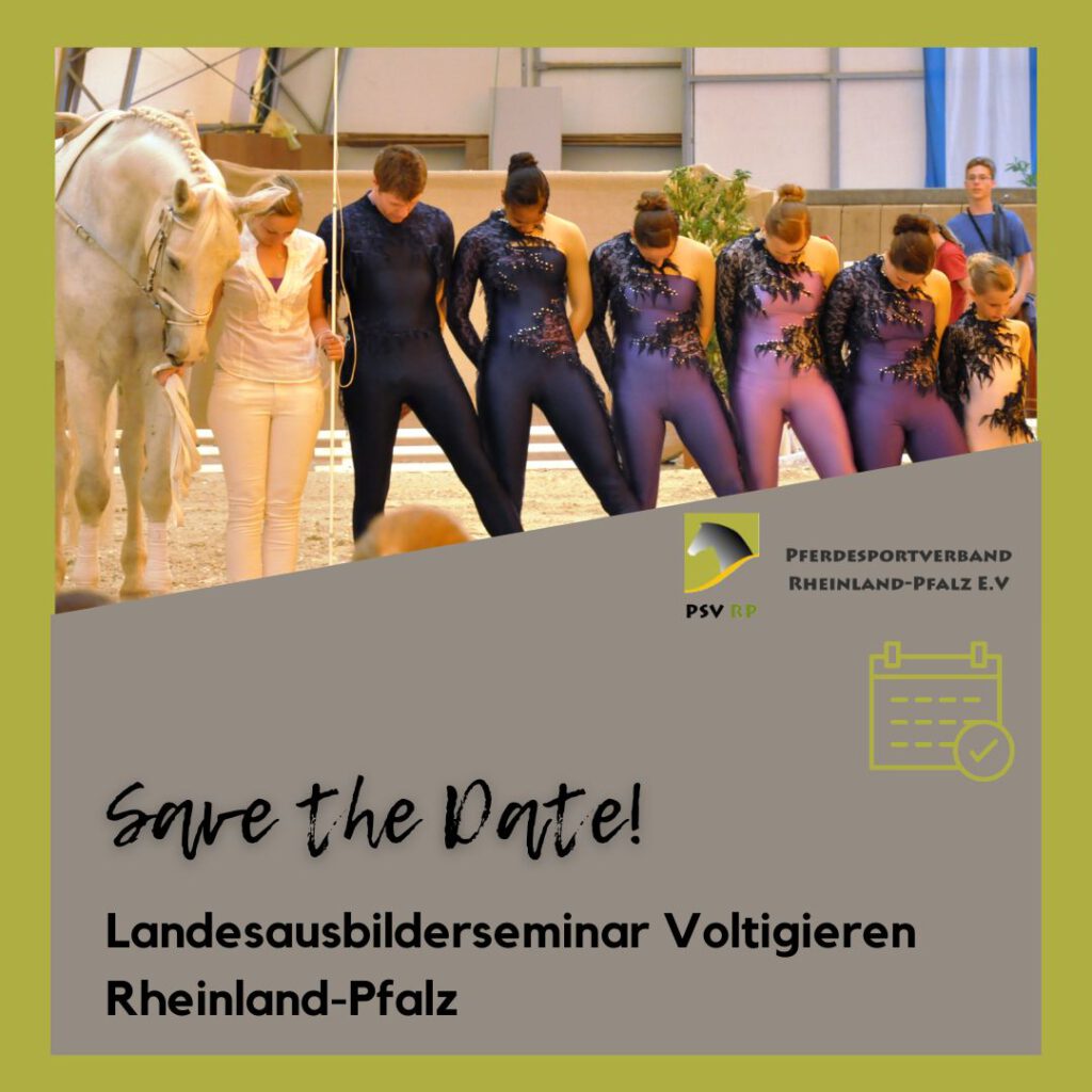 Save the date: Landesausbilderseminar Voltigieren