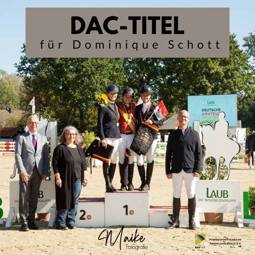 Dominique Schott ist Deutsche Amateur-Championesse