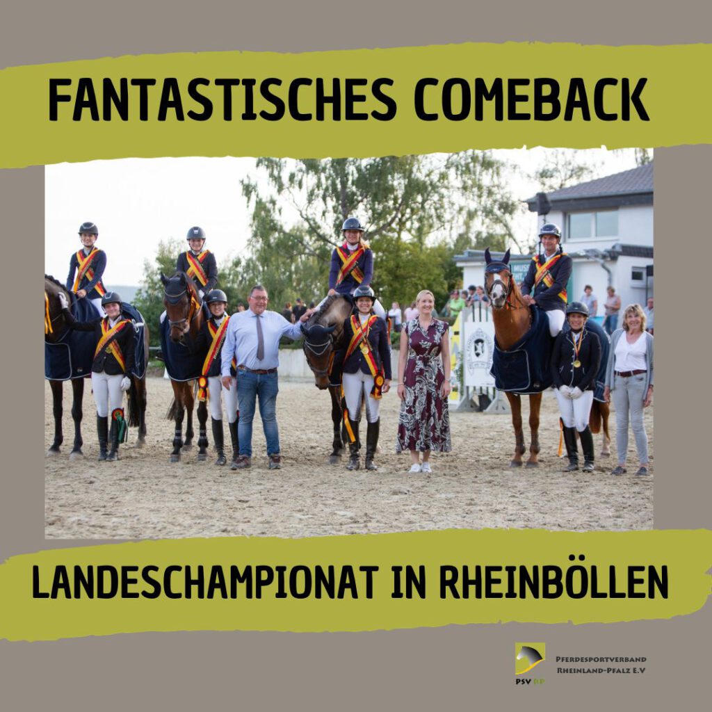 Fantastisches Comeback des Landeschampionats