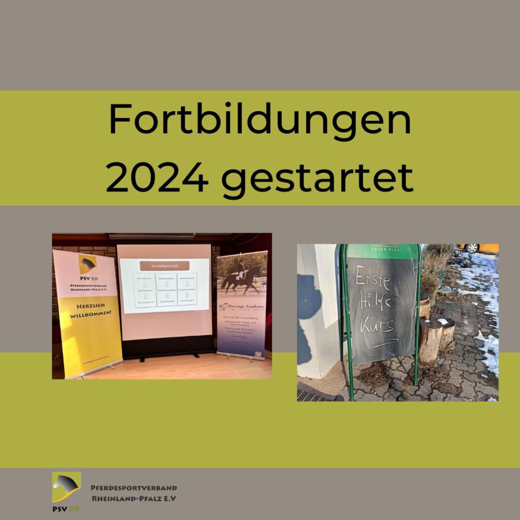 Fortbildungen 2024 gestartet