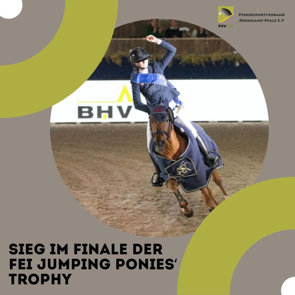 Sieg im Finale der FEI Jumping Ponies' Trophy
