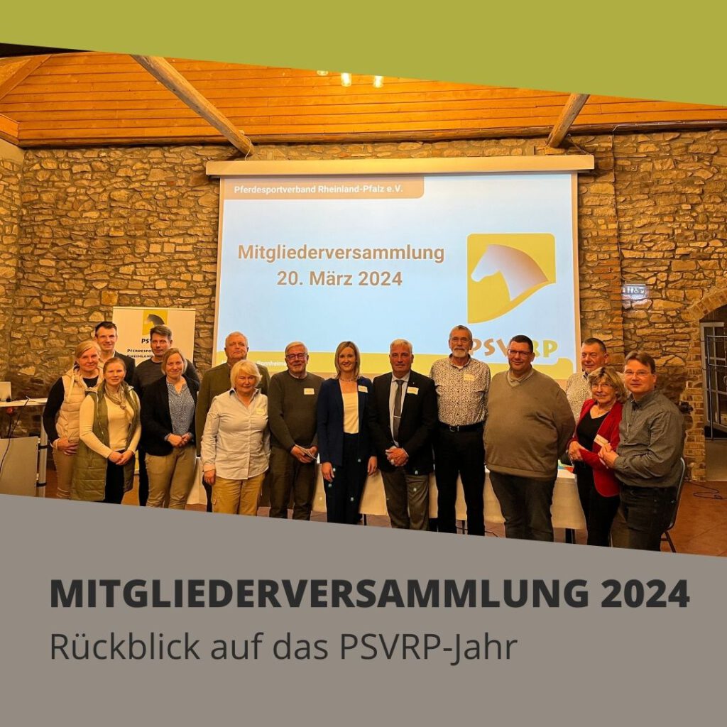 Delegiertenversammlung: Rückblick auf das PSVRP-Jahr