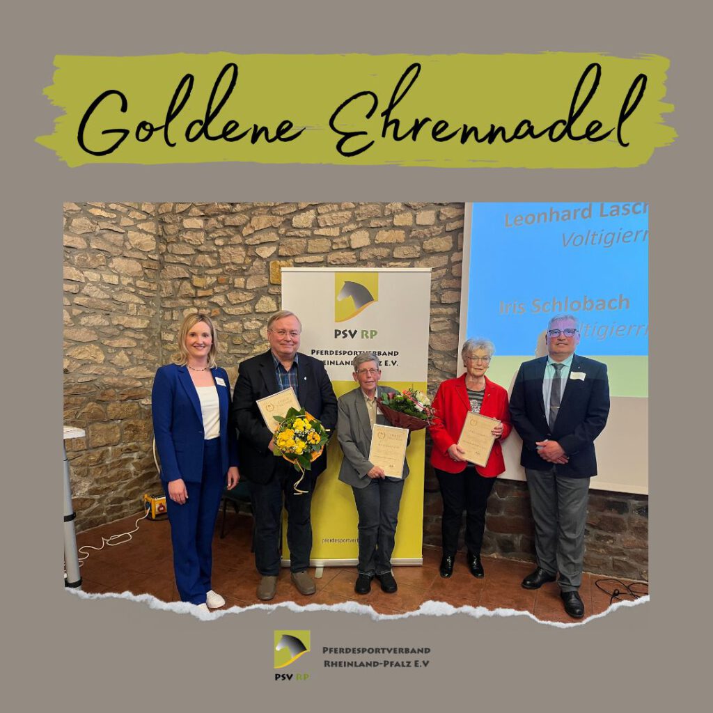 Goldene Ehrennadeln vergeben