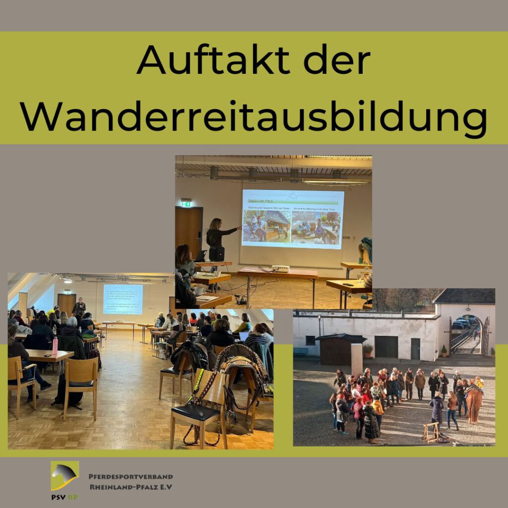 Auftakt der Wanderreitausbildung