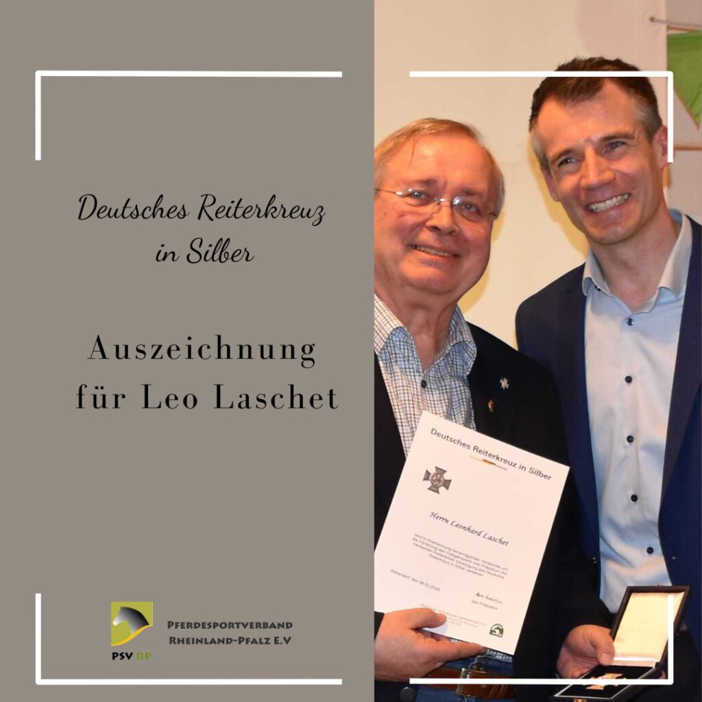 Silbernes Reiterkreuz für Leo Laschet