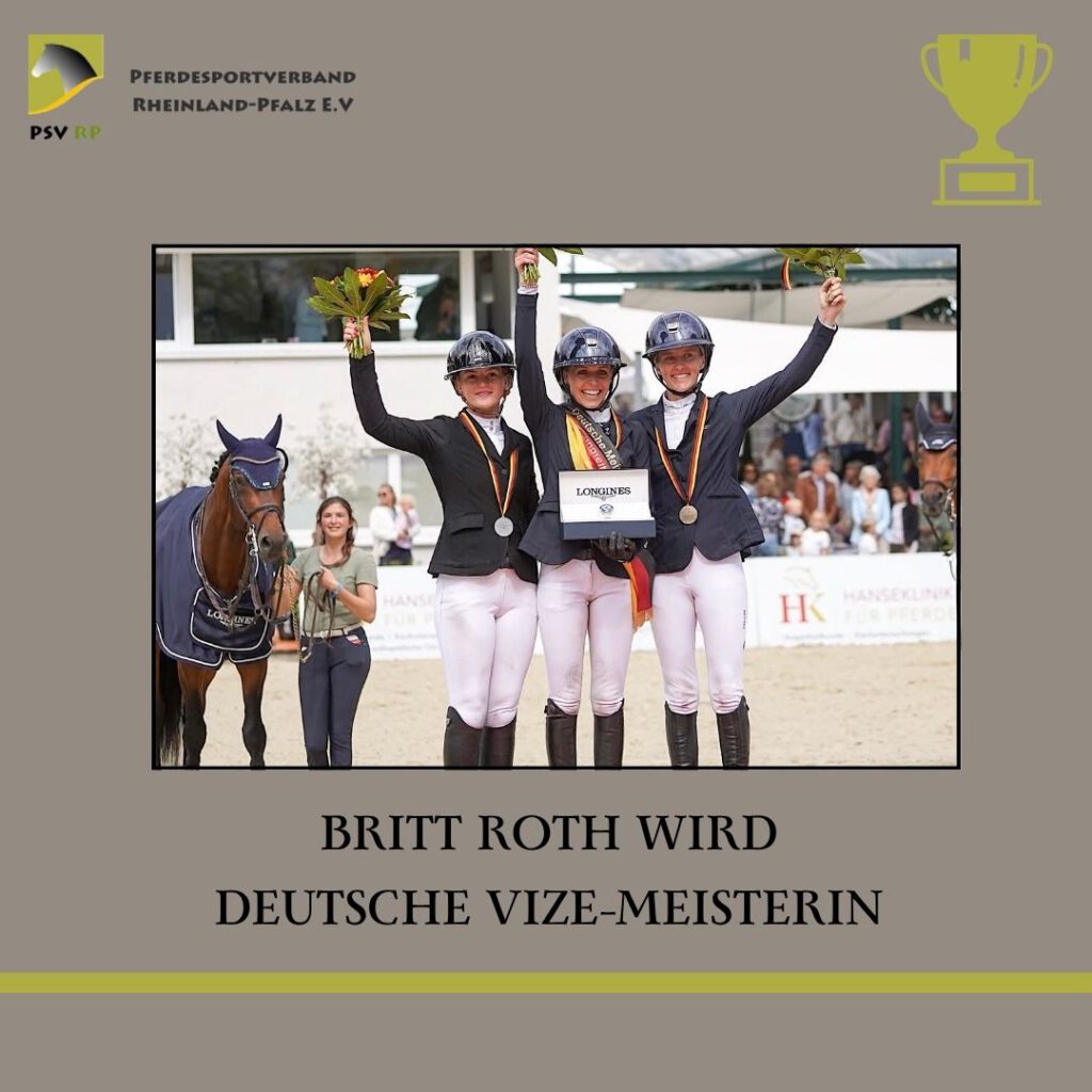 Britt Roth wird Deutsche Vize-Meisterin