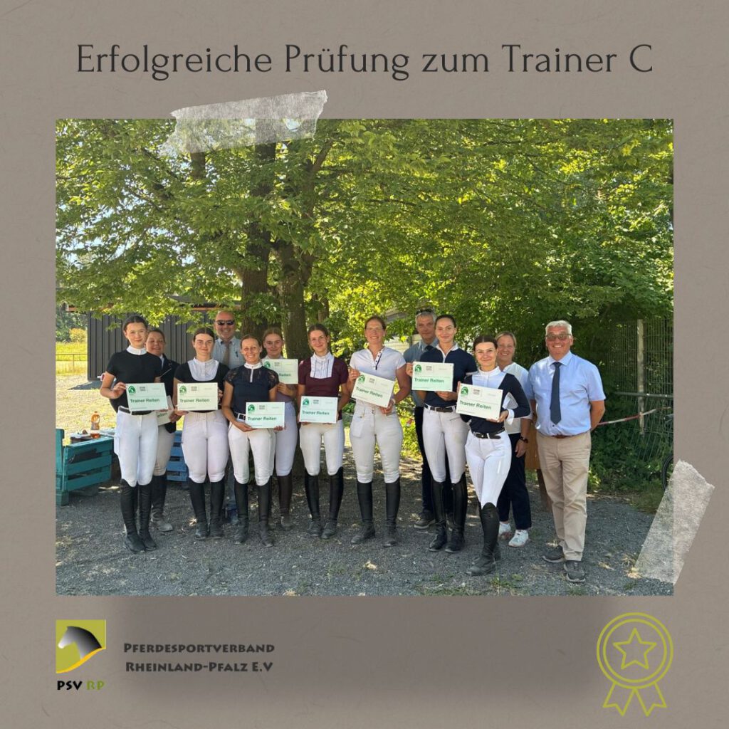 Bestandene Trainer C-Prüfung